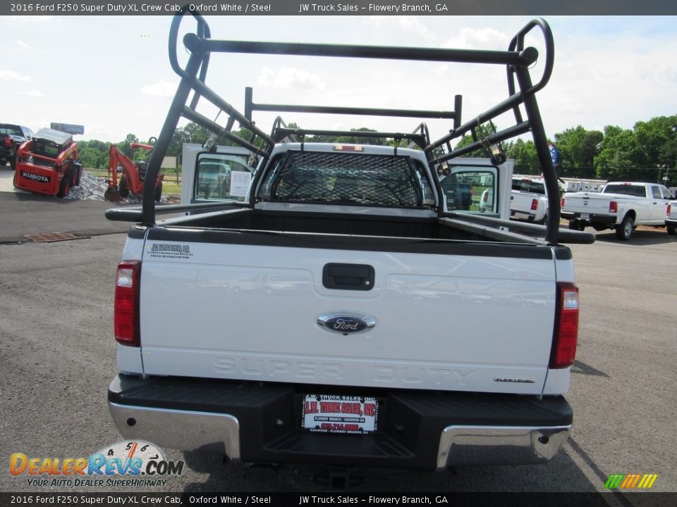 2016 Ford F250 Super Duty XL Crew Cab Oxford White / Steel Photo #32