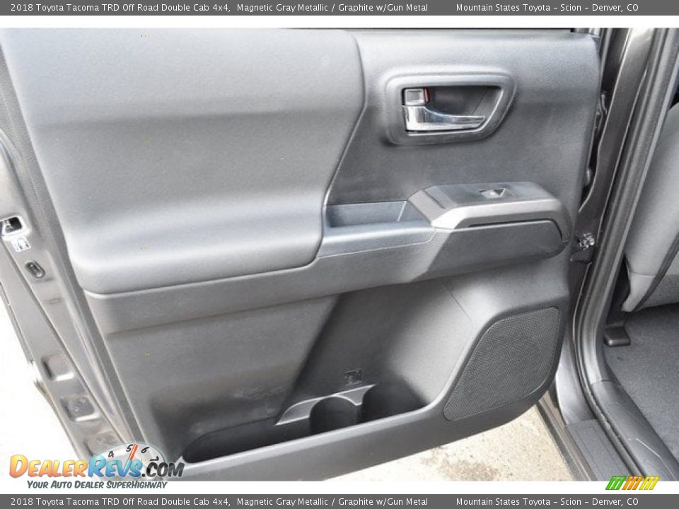 2018 Toyota Tacoma TRD Off Road Double Cab 4x4 Magnetic Gray Metallic / Graphite w/Gun Metal Photo #21