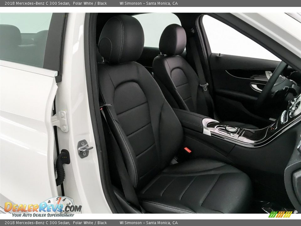 2018 Mercedes-Benz C 300 Sedan Polar White / Black Photo #2