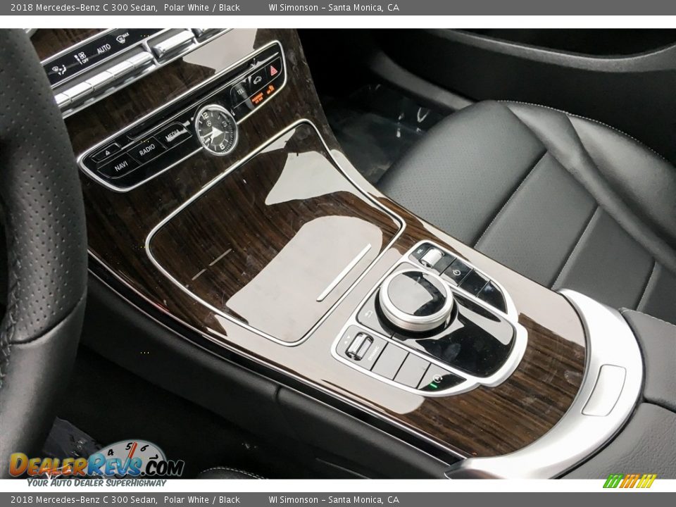 2018 Mercedes-Benz C 300 Sedan Polar White / Black Photo #7