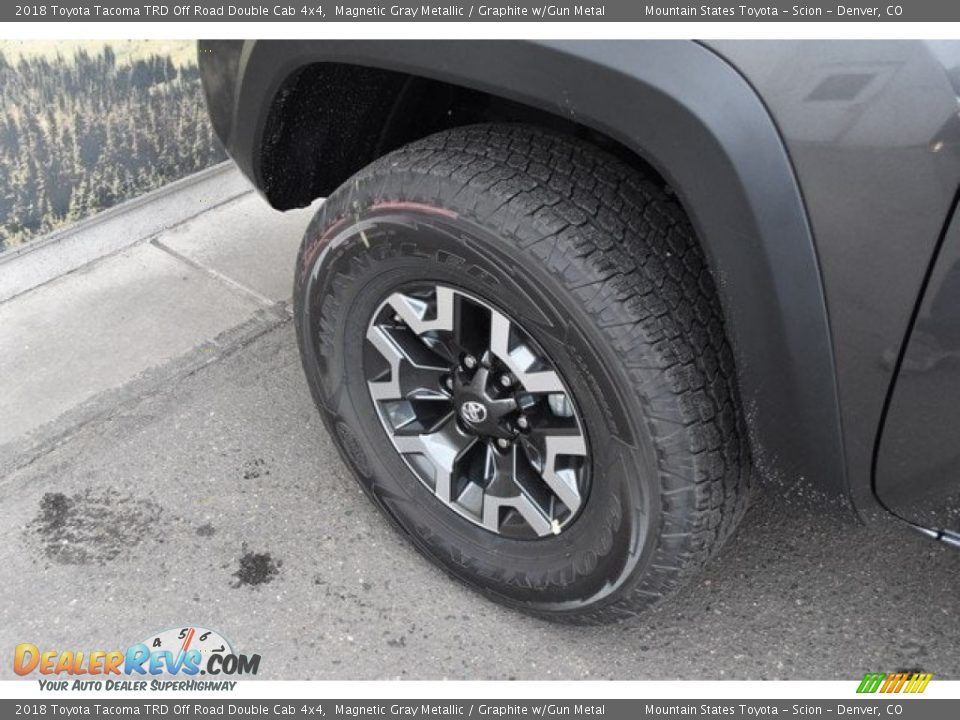 2018 Toyota Tacoma TRD Off Road Double Cab 4x4 Magnetic Gray Metallic / Graphite w/Gun Metal Photo #31