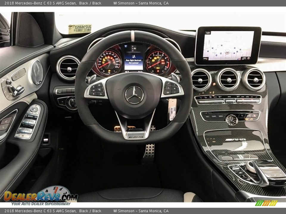 2018 Mercedes-Benz C 63 S AMG Sedan Steering Wheel Photo #4