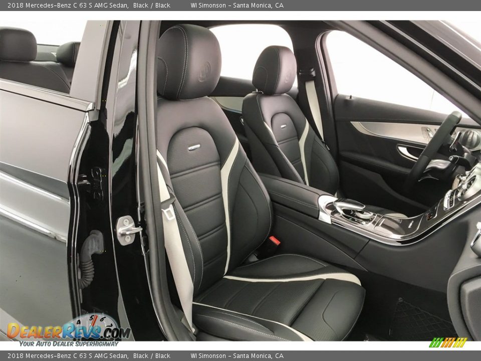 2018 Mercedes-Benz C 63 S AMG Sedan Black / Black Photo #6