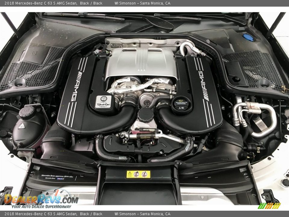 2018 Mercedes-Benz C 63 S AMG Sedan 4.0 Liter AMG biturbo DOHC 32-Valve VVT V8 Engine Photo #9