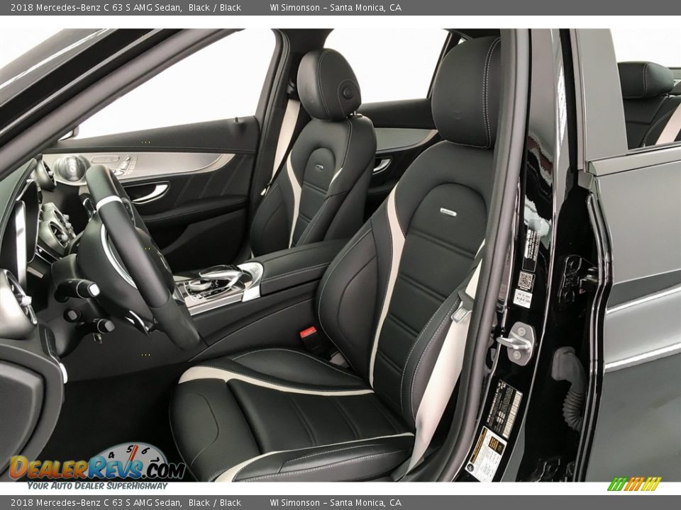 Front Seat of 2018 Mercedes-Benz C 63 S AMG Sedan Photo #14