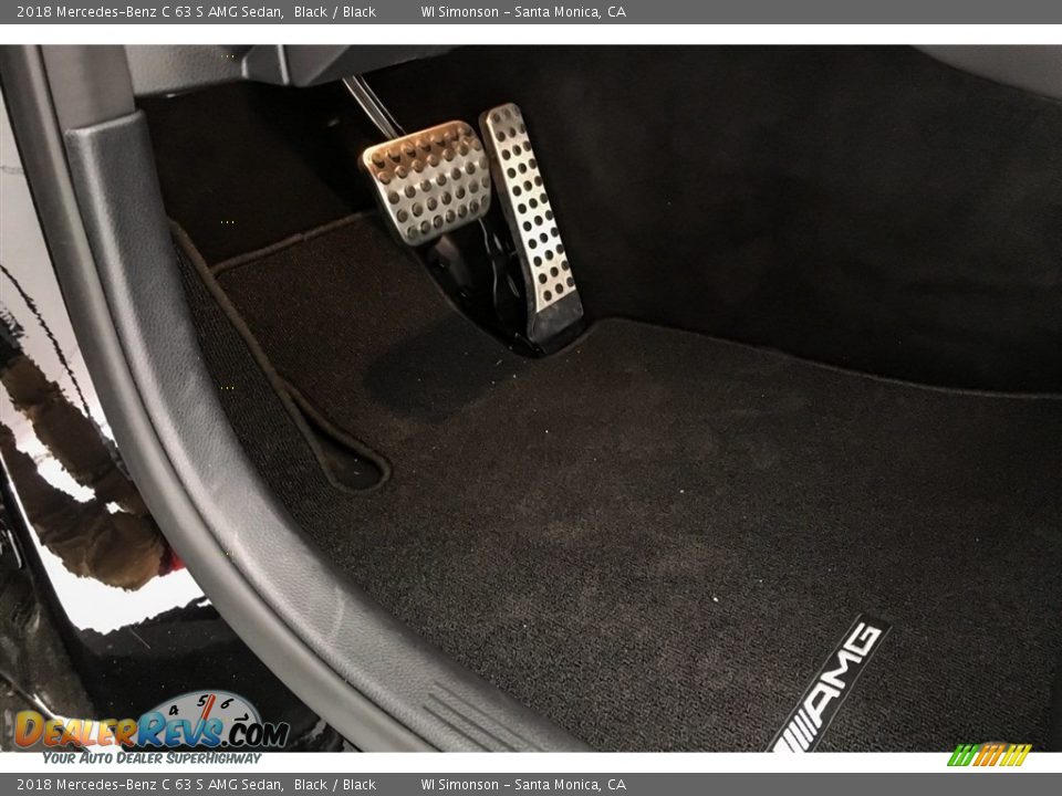 2018 Mercedes-Benz C 63 S AMG Sedan Black / Black Photo #22