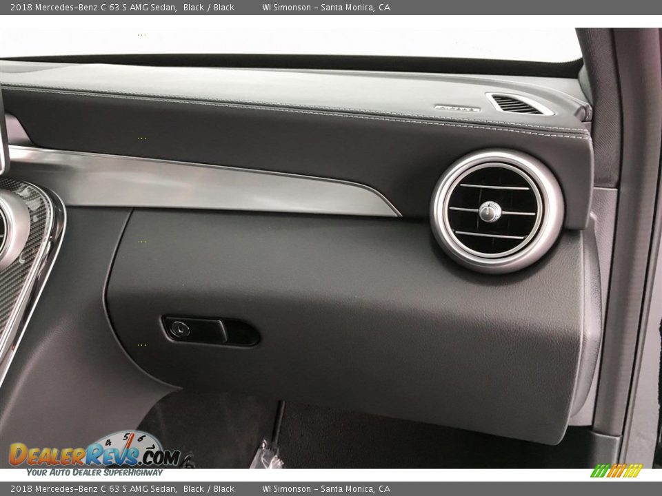 2018 Mercedes-Benz C 63 S AMG Sedan Black / Black Photo #27