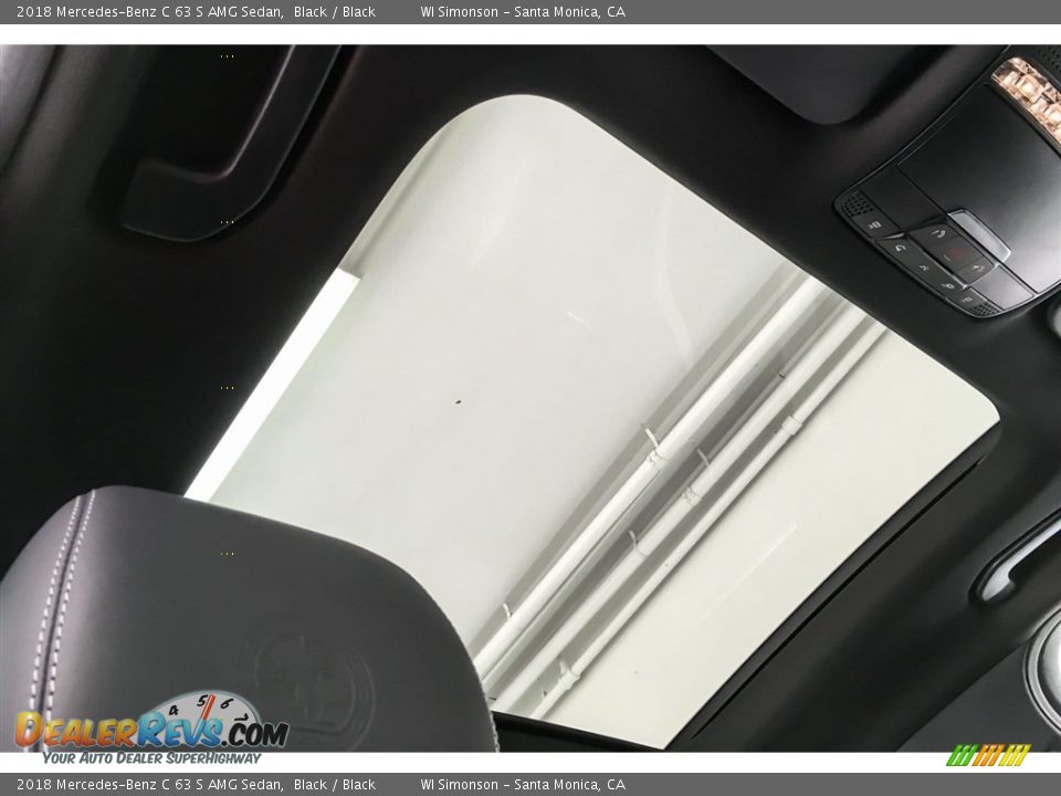 2018 Mercedes-Benz C 63 S AMG Sedan Black / Black Photo #28