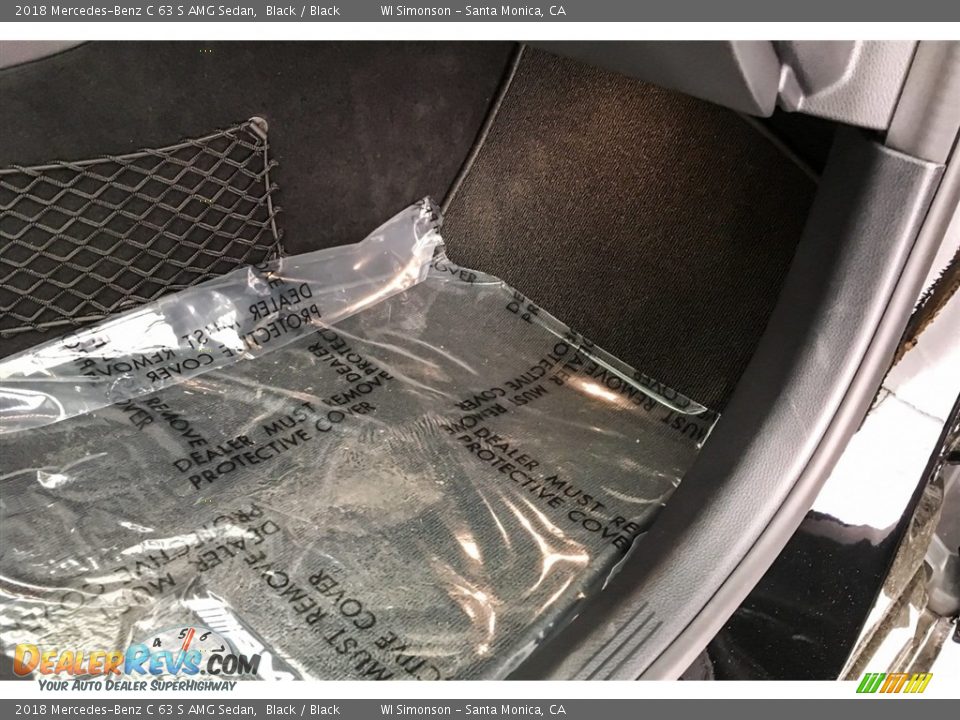 2018 Mercedes-Benz C 63 S AMG Sedan Black / Black Photo #29
