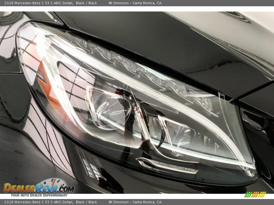 2018 Mercedes-Benz C 63 S AMG Sedan Black / Black Photo #32