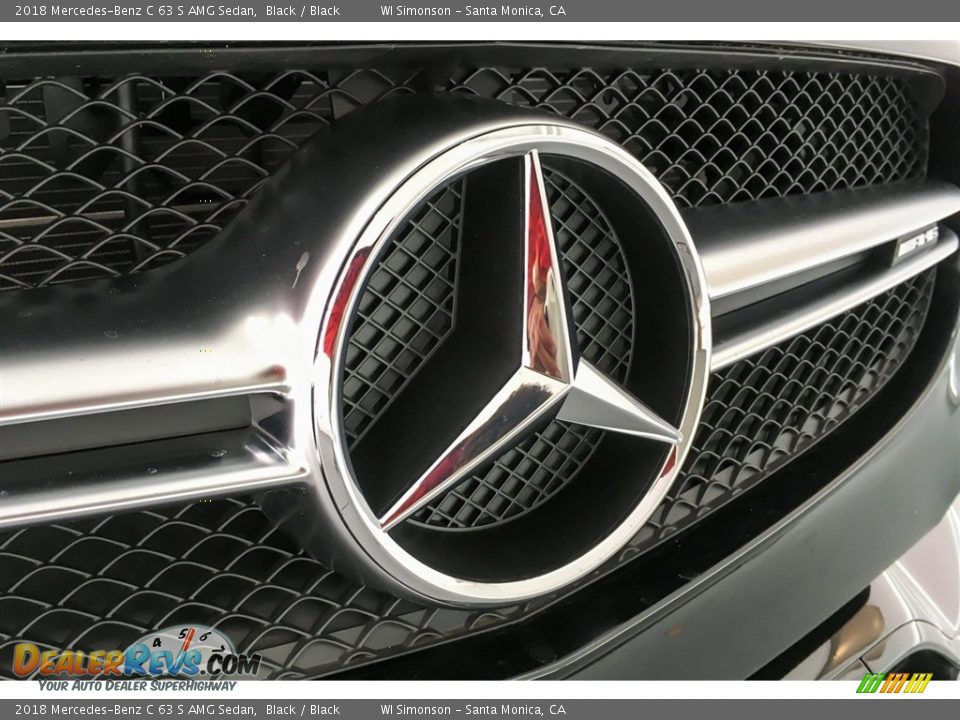 2018 Mercedes-Benz C 63 S AMG Sedan Black / Black Photo #33