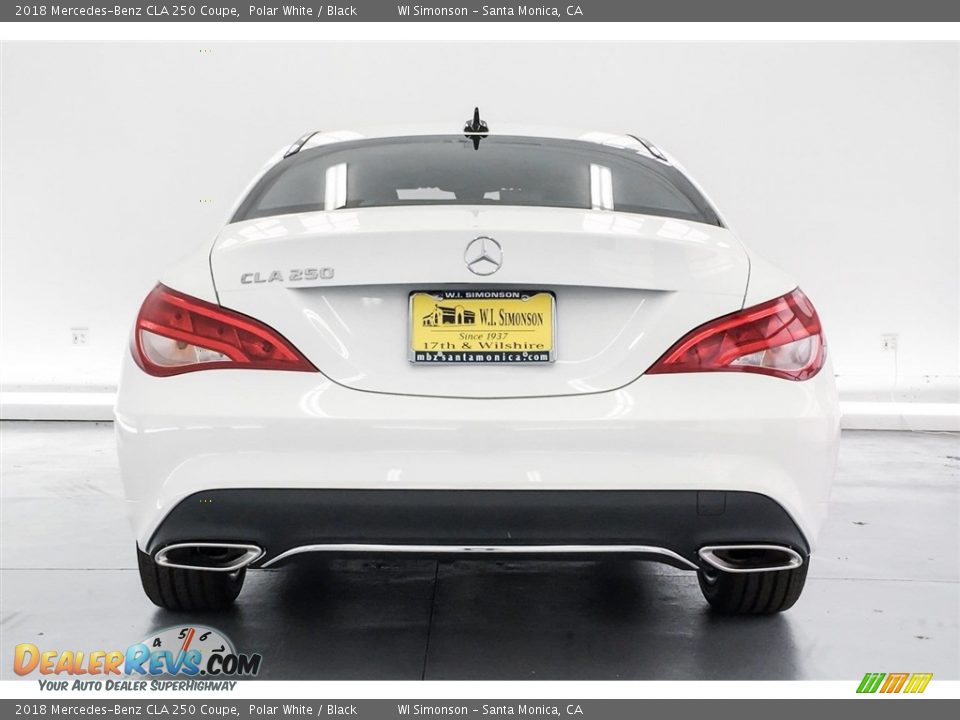 2018 Mercedes-Benz CLA 250 Coupe Polar White / Black Photo #4