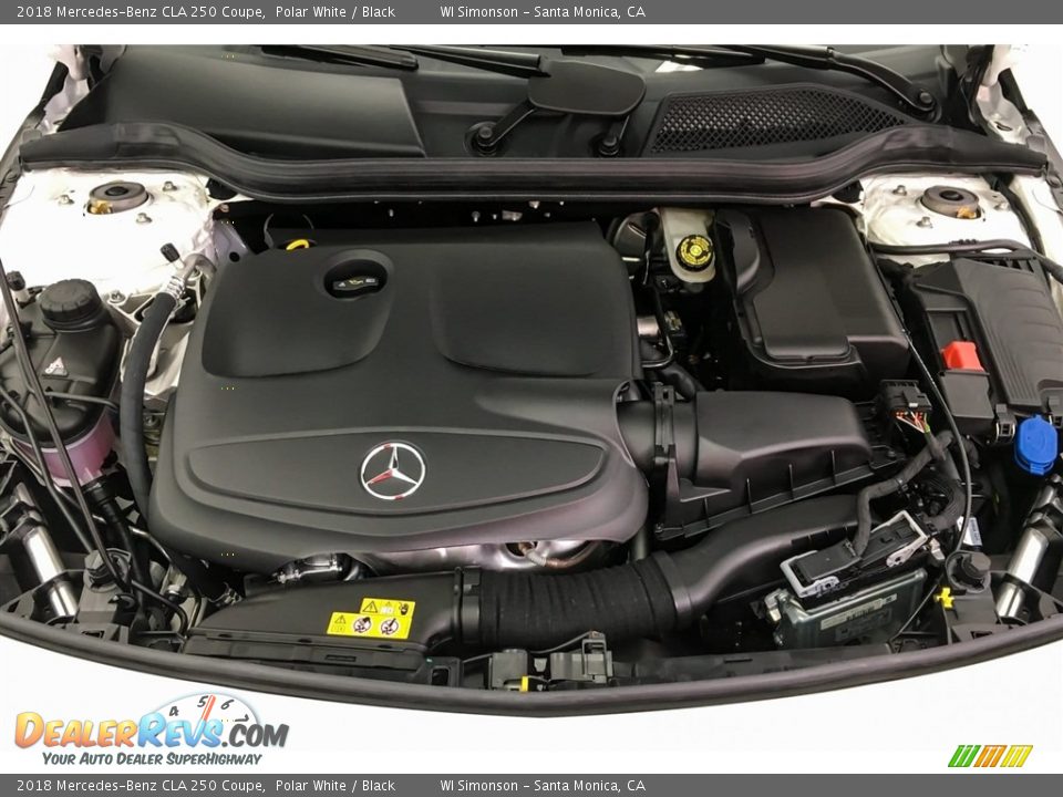 2018 Mercedes-Benz CLA 250 Coupe Polar White / Black Photo #8