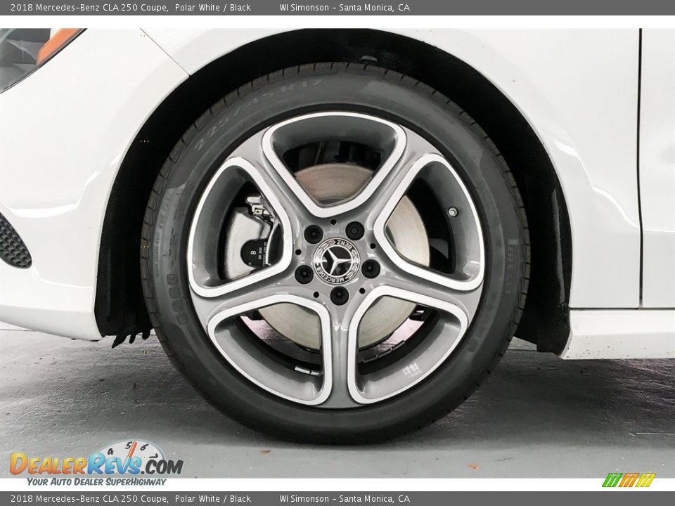 2018 Mercedes-Benz CLA 250 Coupe Polar White / Black Photo #9
