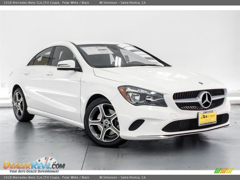2018 Mercedes-Benz CLA 250 Coupe Polar White / Black Photo #12