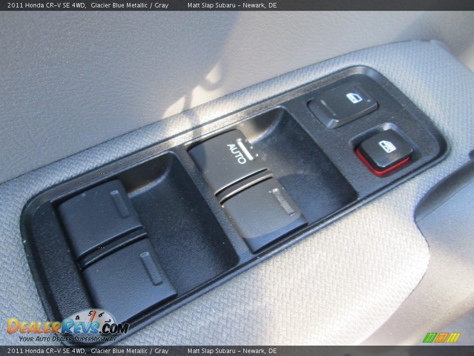 2011 Honda CR-V SE 4WD Glacier Blue Metallic / Gray Photo #15