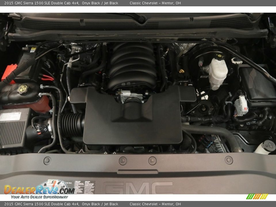 2015 GMC Sierra 1500 SLE Double Cab 4x4 Onyx Black / Jet Black Photo #20