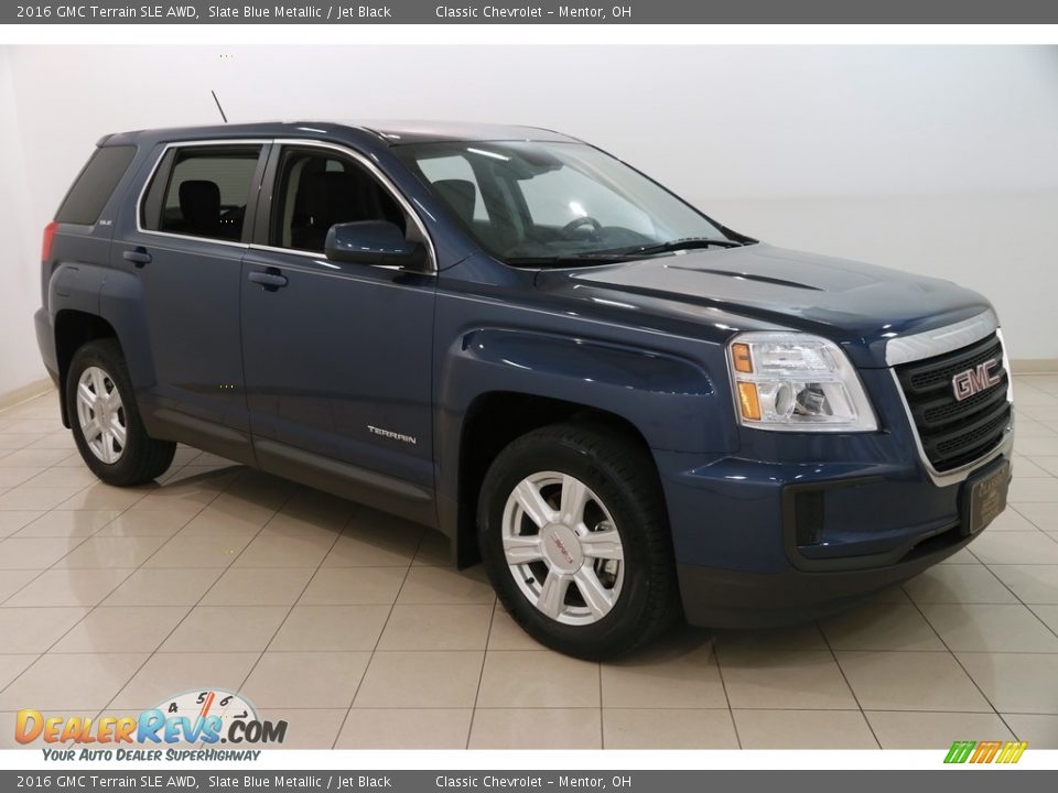 2016 GMC Terrain SLE AWD Slate Blue Metallic / Jet Black Photo #1