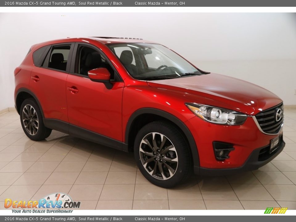 2016 Mazda CX-5 Grand Touring AWD Soul Red Metallic / Black Photo #1