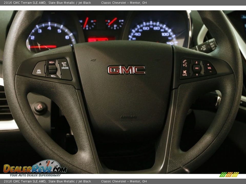 2016 GMC Terrain SLE AWD Slate Blue Metallic / Jet Black Photo #6