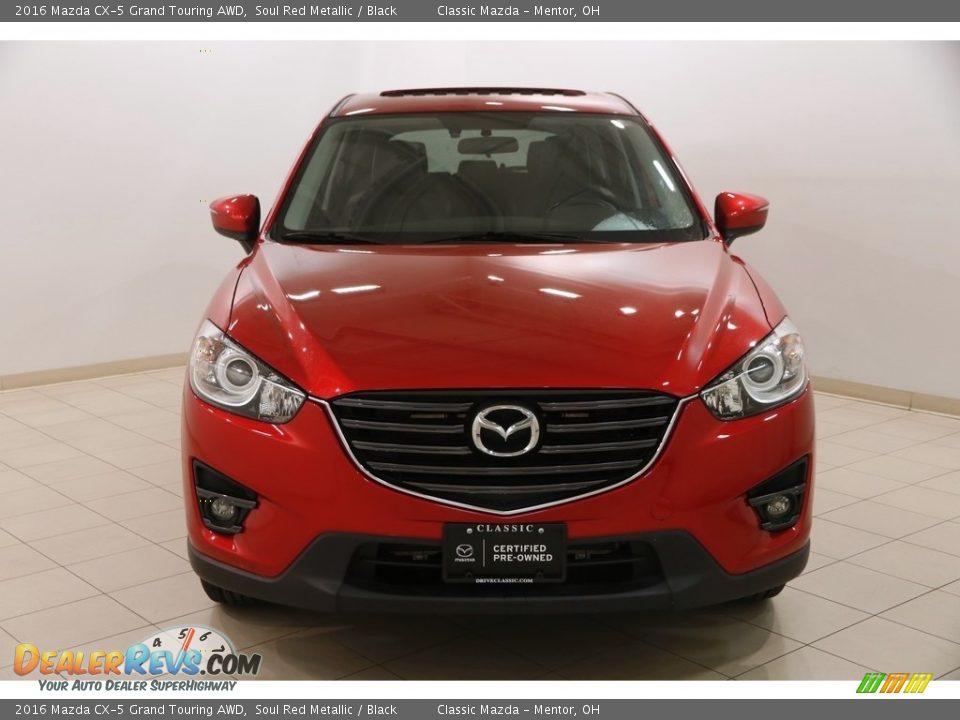 2016 Mazda CX-5 Grand Touring AWD Soul Red Metallic / Black Photo #2
