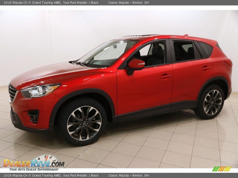 2016 Mazda CX-5 Grand Touring AWD Soul Red Metallic / Black Photo #3