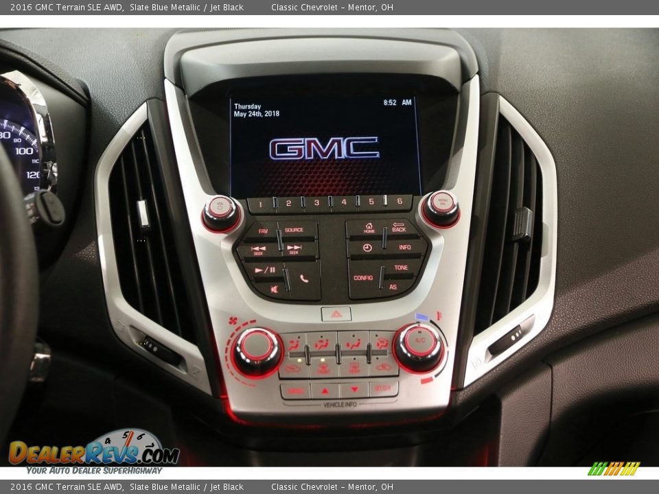 2016 GMC Terrain SLE AWD Slate Blue Metallic / Jet Black Photo #8