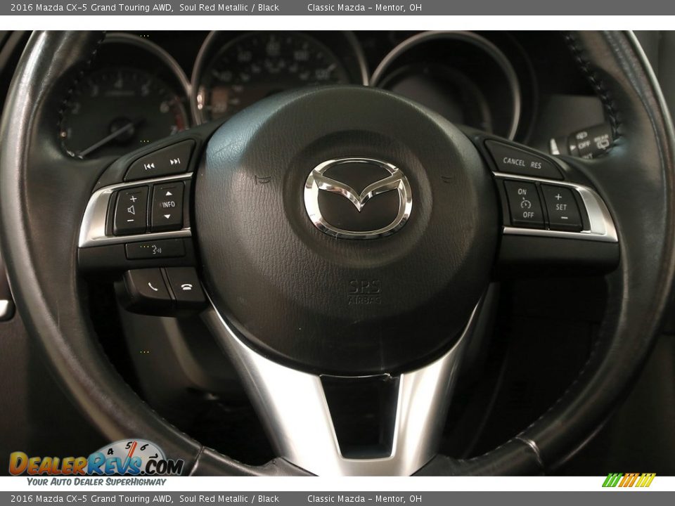2016 Mazda CX-5 Grand Touring AWD Soul Red Metallic / Black Photo #7