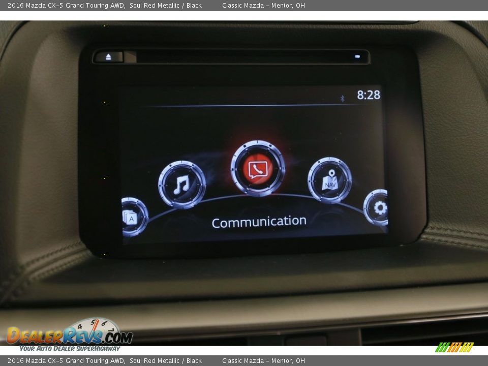 2016 Mazda CX-5 Grand Touring AWD Soul Red Metallic / Black Photo #10
