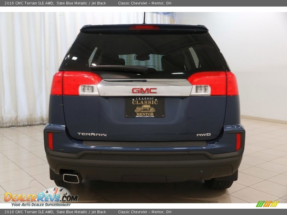 2016 GMC Terrain SLE AWD Slate Blue Metallic / Jet Black Photo #16