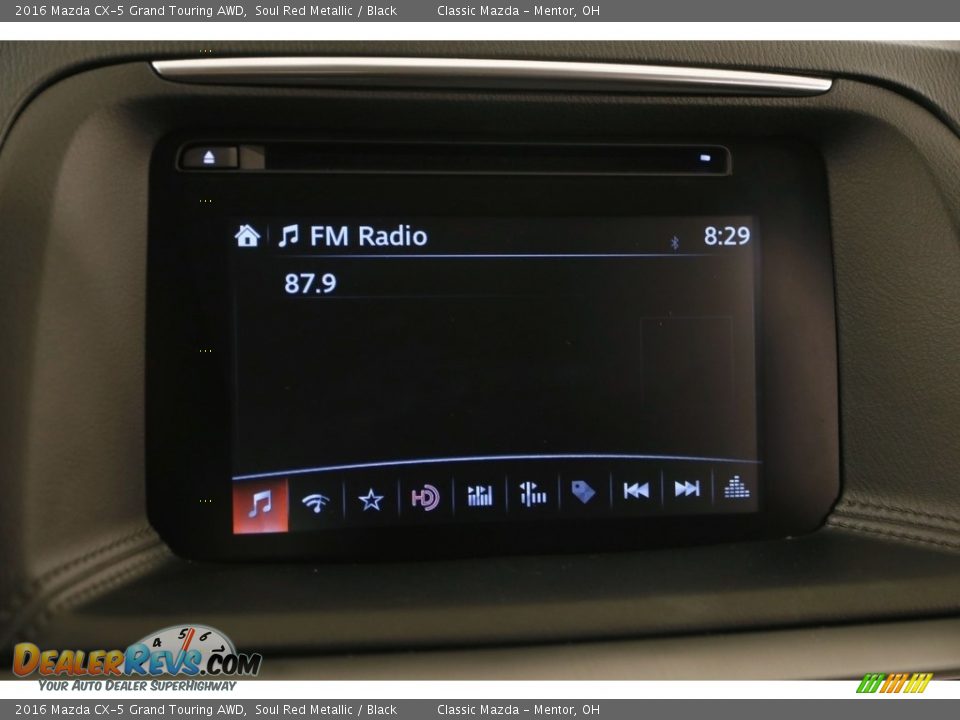 2016 Mazda CX-5 Grand Touring AWD Soul Red Metallic / Black Photo #13