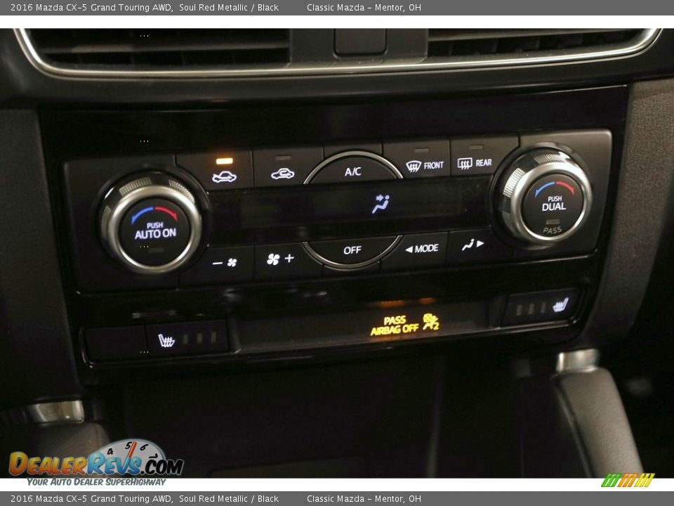 2016 Mazda CX-5 Grand Touring AWD Soul Red Metallic / Black Photo #14