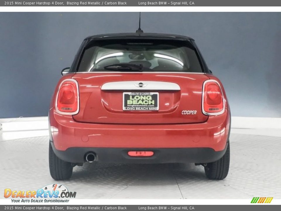 2015 Mini Cooper Hardtop 4 Door Blazing Red Metallic / Carbon Black Photo #3