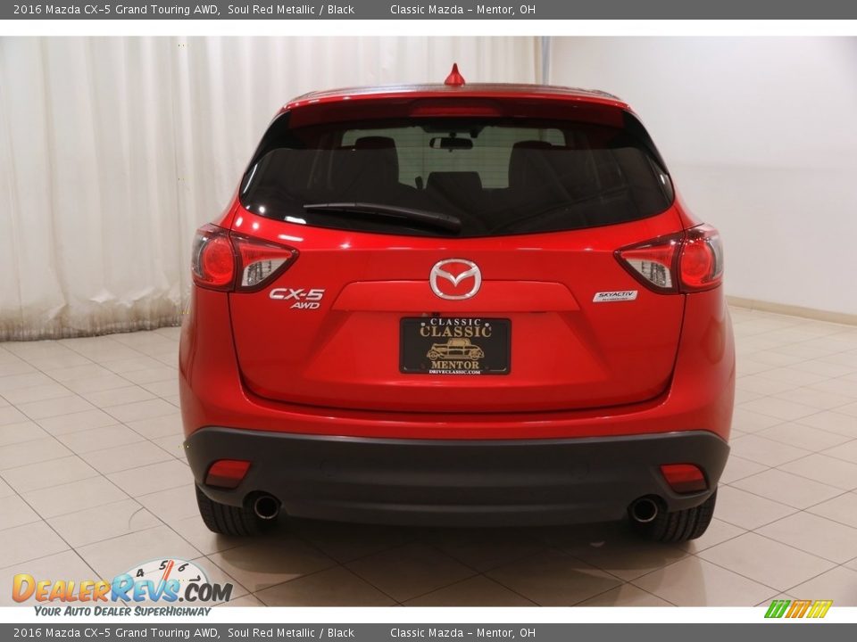 2016 Mazda CX-5 Grand Touring AWD Soul Red Metallic / Black Photo #20