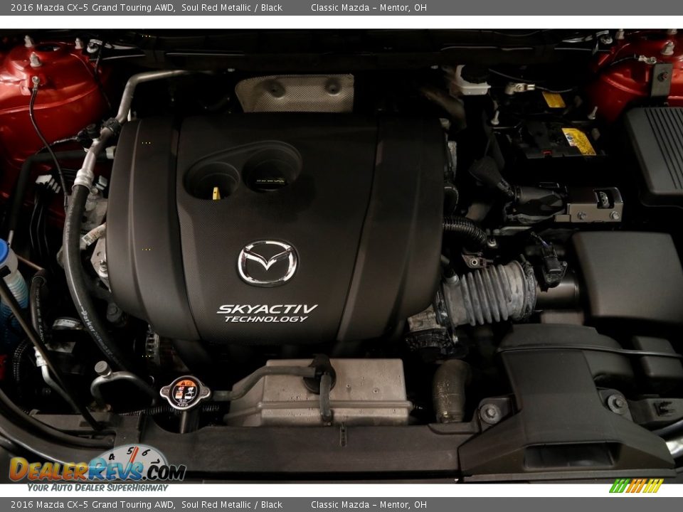 2016 Mazda CX-5 Grand Touring AWD Soul Red Metallic / Black Photo #21