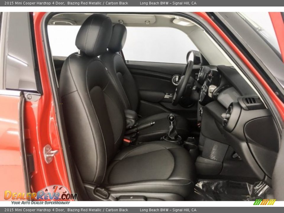2015 Mini Cooper Hardtop 4 Door Blazing Red Metallic / Carbon Black Photo #6