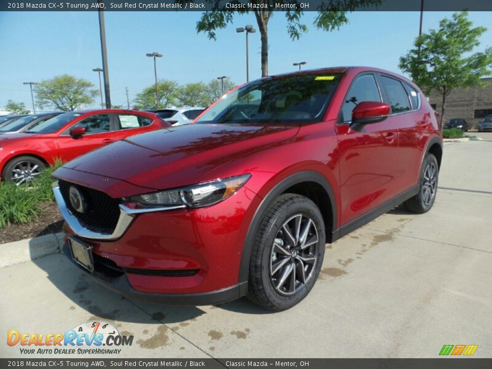 2018 Mazda CX-5 Touring AWD Soul Red Crystal Metallic / Black Photo #1