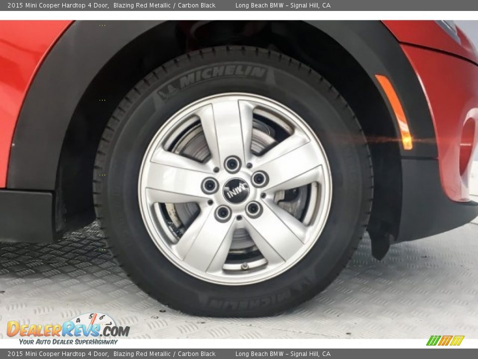 2015 Mini Cooper Hardtop 4 Door Blazing Red Metallic / Carbon Black Photo #8