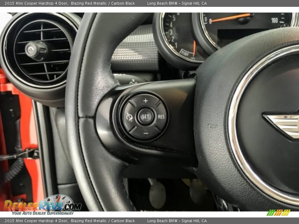 2015 Mini Cooper Hardtop 4 Door Blazing Red Metallic / Carbon Black Photo #14
