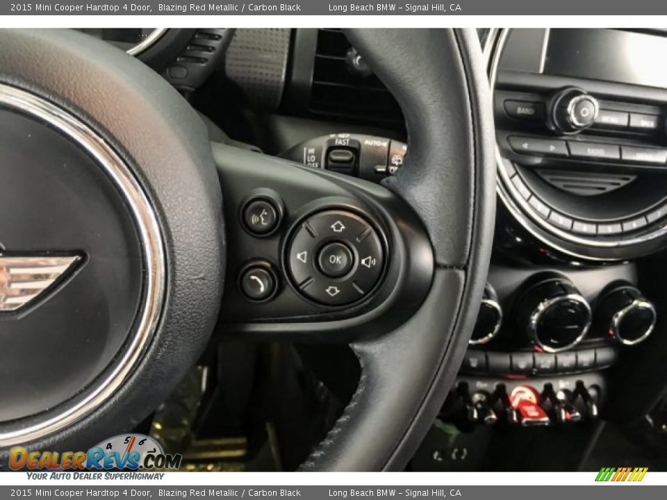 2015 Mini Cooper Hardtop 4 Door Blazing Red Metallic / Carbon Black Photo #15