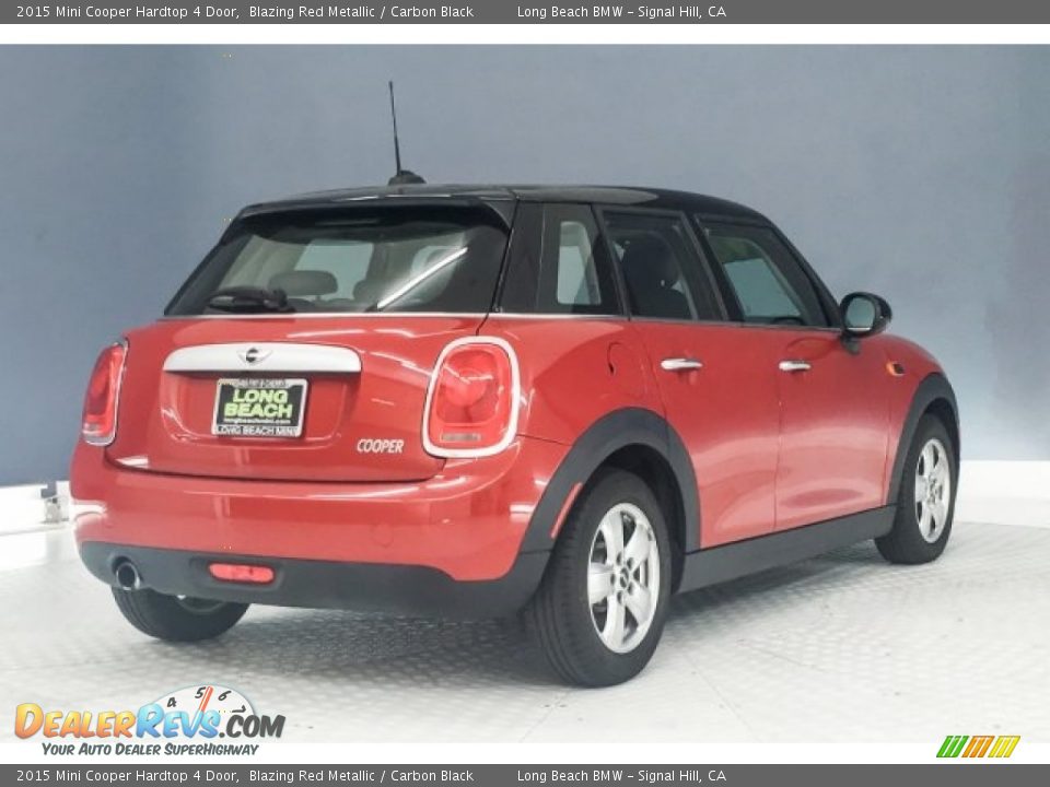 2015 Mini Cooper Hardtop 4 Door Blazing Red Metallic / Carbon Black Photo #16