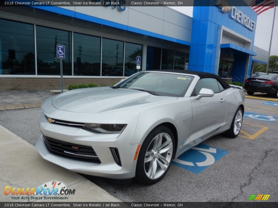 2018 Chevrolet Camaro LT Convertible Silver Ice Metallic / Jet Black Photo #1