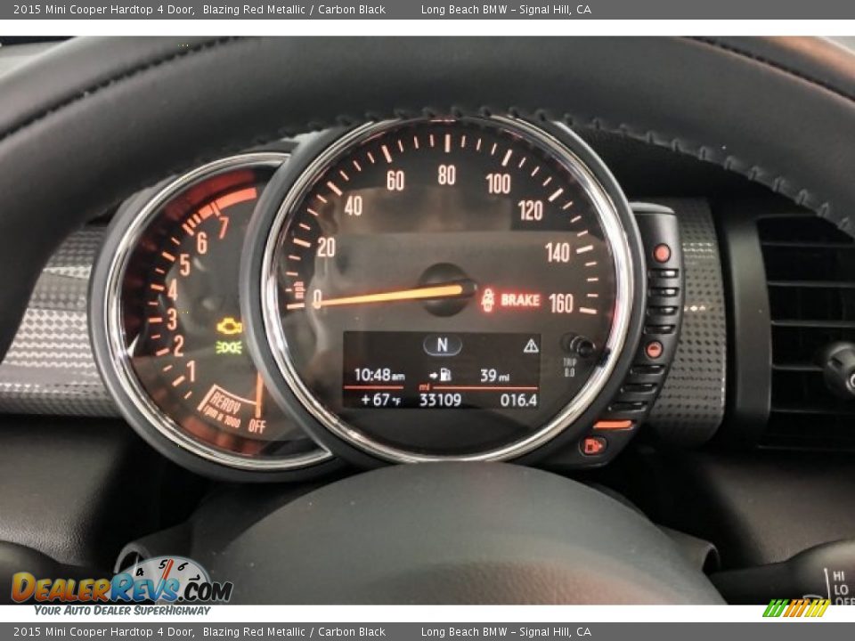 2015 Mini Cooper Hardtop 4 Door Blazing Red Metallic / Carbon Black Photo #17