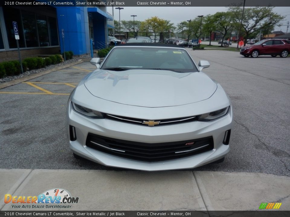 2018 Chevrolet Camaro LT Convertible Silver Ice Metallic / Jet Black Photo #2