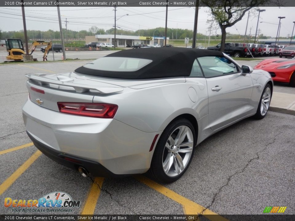 2018 Chevrolet Camaro LT Convertible Silver Ice Metallic / Jet Black Photo #4