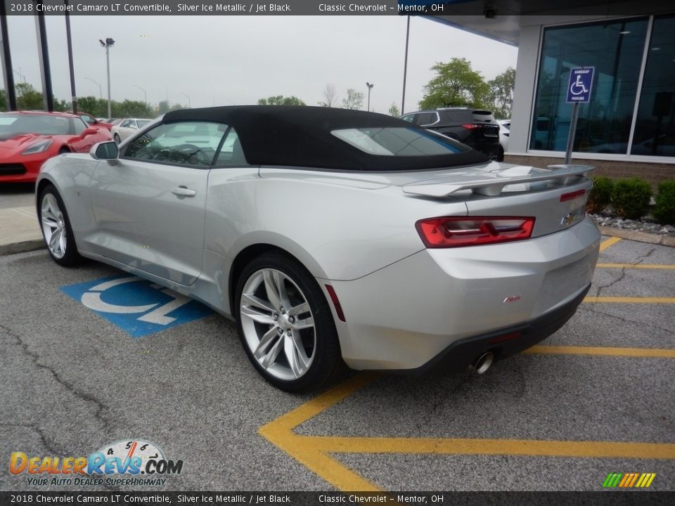2018 Chevrolet Camaro LT Convertible Silver Ice Metallic / Jet Black Photo #5