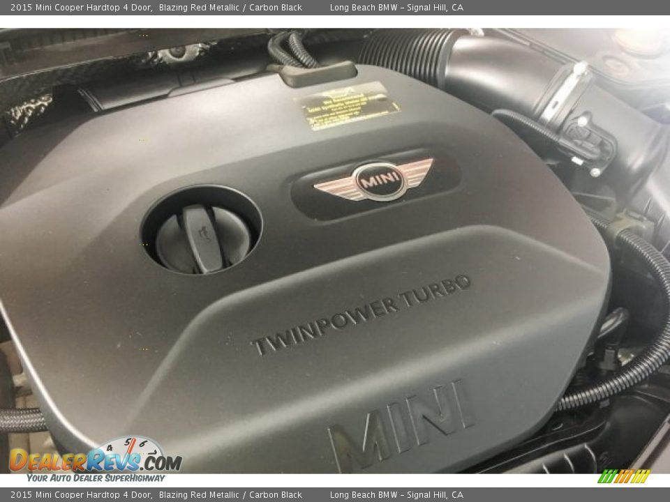 2015 Mini Cooper Hardtop 4 Door Blazing Red Metallic / Carbon Black Photo #27