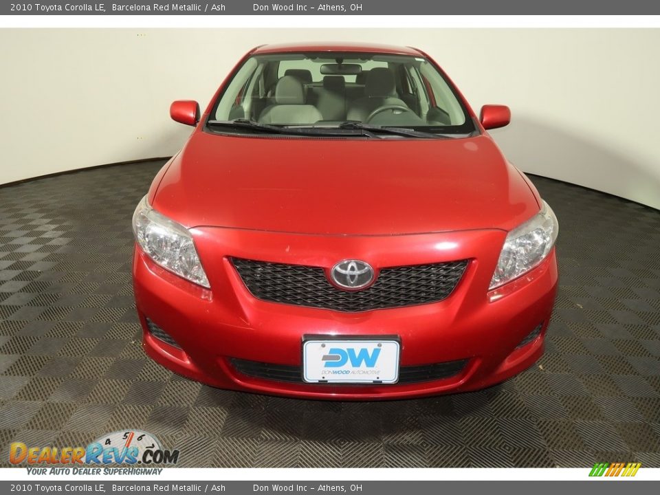 2010 Toyota Corolla LE Barcelona Red Metallic / Ash Photo #4