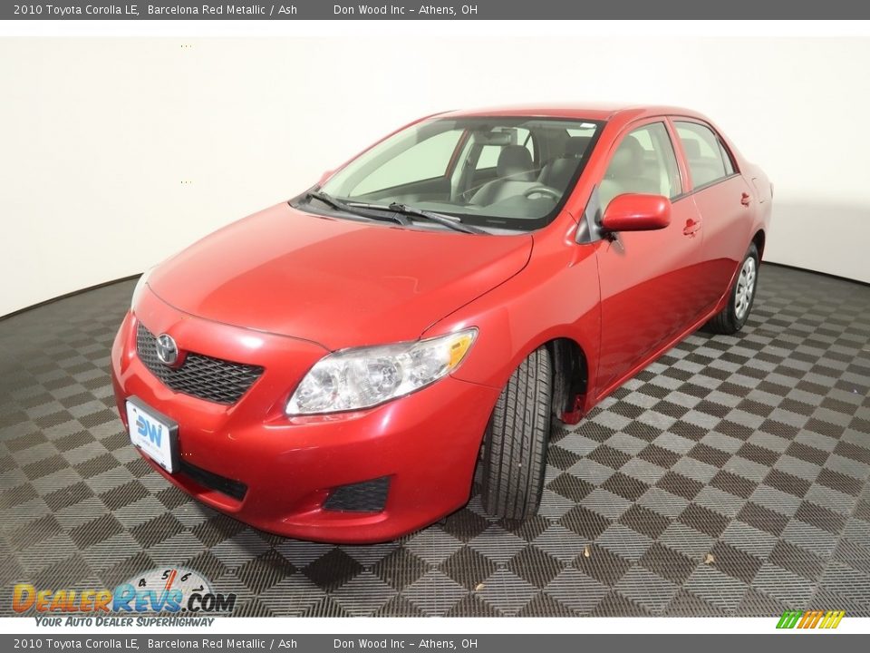 2010 Toyota Corolla LE Barcelona Red Metallic / Ash Photo #6