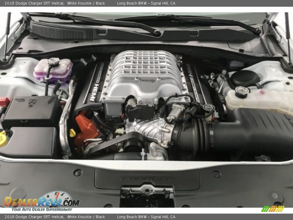 2018 Dodge Charger SRT Hellcat White Knuckle / Black Photo #9